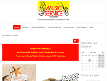Tablet Screenshot of musicservice.fr