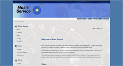Desktop Screenshot of musicservice.com